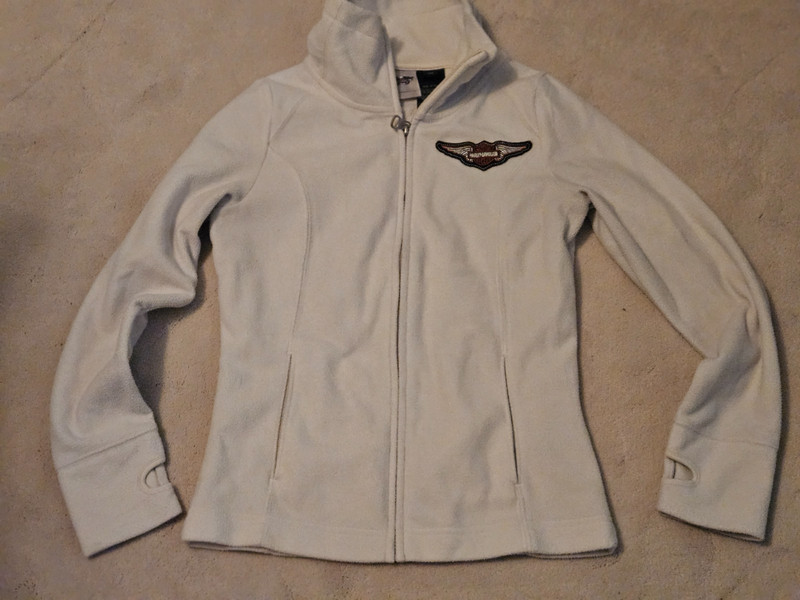 Harley Davidson Womens Fleece Zip Up Jacket