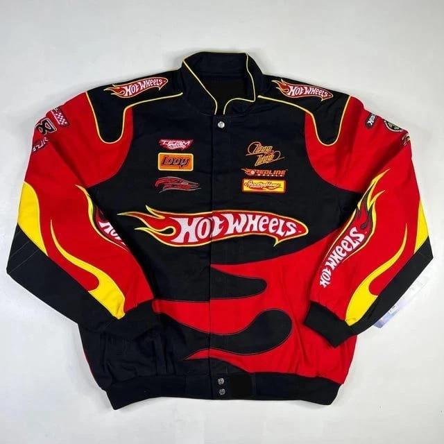 Jeff Hamilton NASCAR Hot Wheels Racing Kyle Petty Embroidery Jacket
