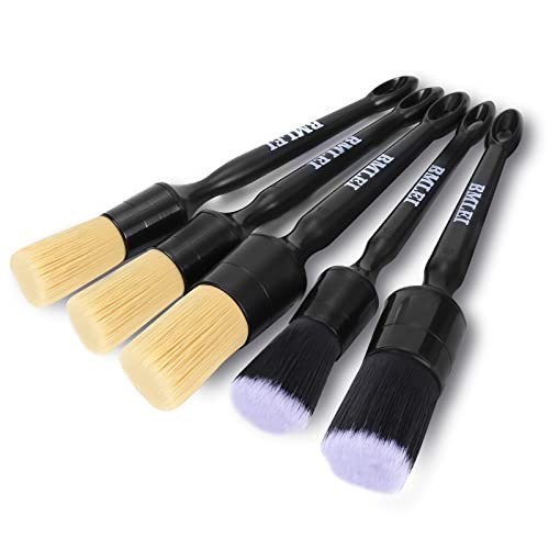 5pcs Car Detailing Brushes Set, Boars Hair Auto Car Detail Brush Kit No 1 gallery