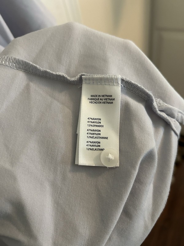 Kenneth Cole Light Gray Short Sleeve Button-Up Shirt gallery