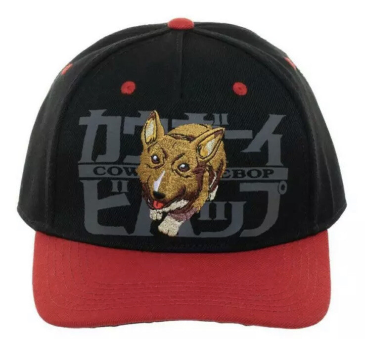 COWBOY BEBOP Ein, Pre Curve Snapback Baseball Hat Cap Brand New With Tags