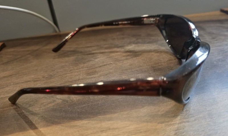 MAUI JIM JAPAN MJ-137-10 TORTOISE POLARIZED SLEEK FLEX WRAP SUNGLASSES W/CASE gallery