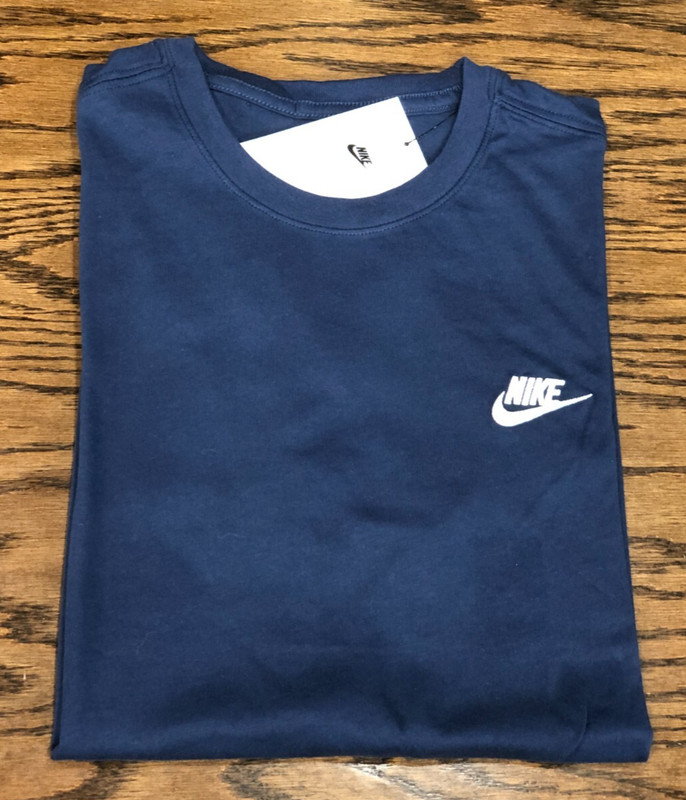 *NEW* Men NIKE ESSENTIAL SPORTSWEAR CLUB TEE MIDNIGHT NAVY (AR4997 410) 👍