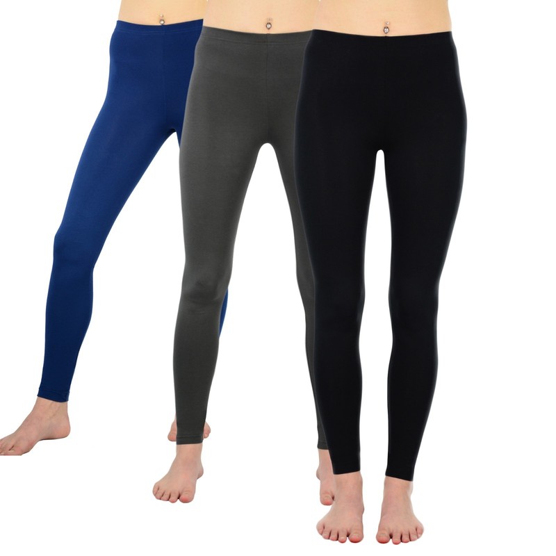 Mato & Hash Premium Women’s Active Lightweight 95/5 Cottton/Spandex Leggings