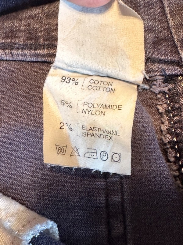Vintage 1990's PLEIN SUD PURPLE DEMIN JEANS Size 44/12 France (approx US 10) gallery