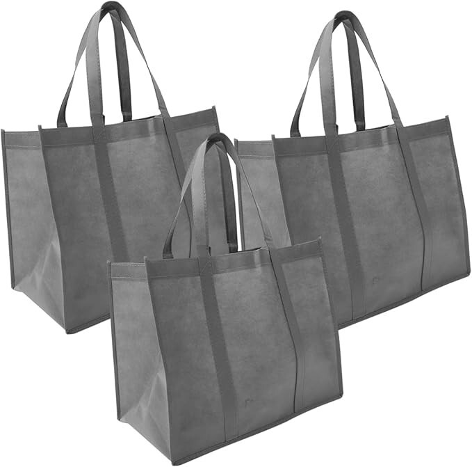 Non-Woven Shopping Tote (100 ct.) 12″ x 16″ x 6″
