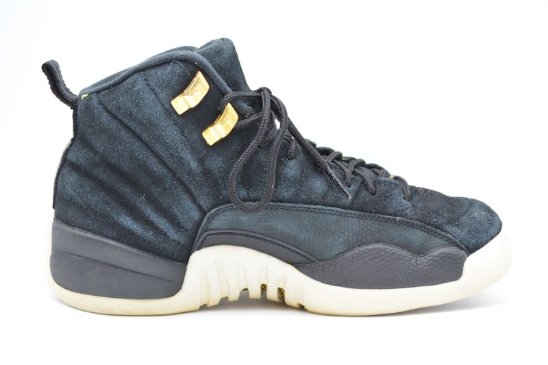 Air Jordan 12 Retro Reverse Taxi Basketball Sneakers 153265-017 Size 5Y gallery