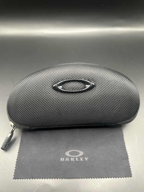 New Oakley WHISKER 4141-0160 Sunglasses Satin Carbon w/ Prizm Blue iridium gallery