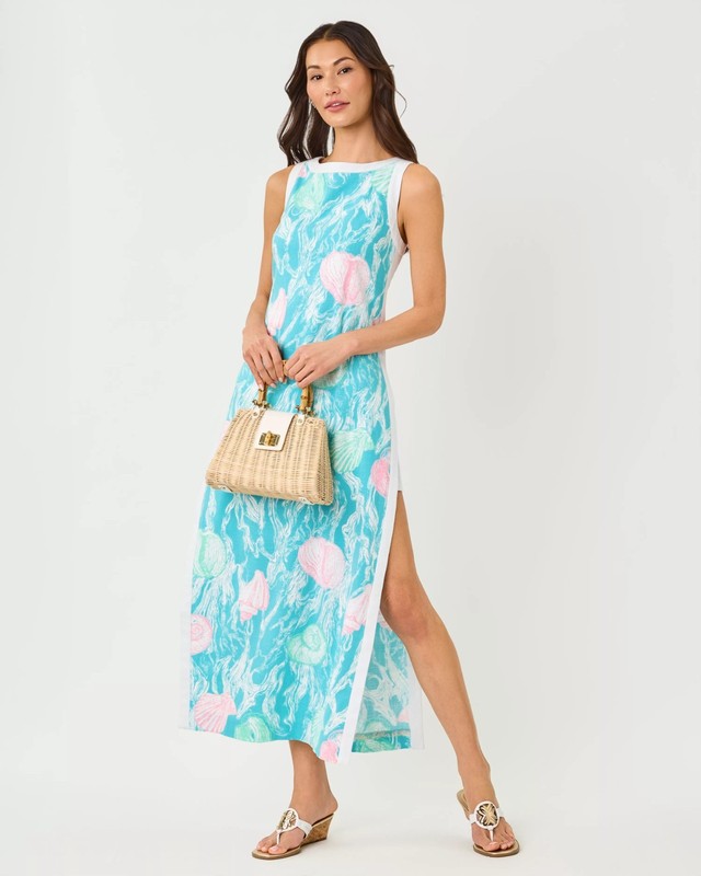 NWT Lilly Pulitzer Eleanora Maxi Shift Romper, All Size.