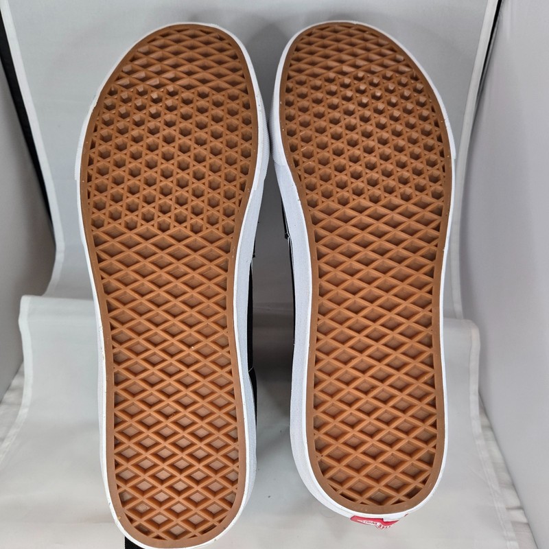 NEW Vans Shoes Sk8-Hi Flame Black/White Men's 13.0 gallery