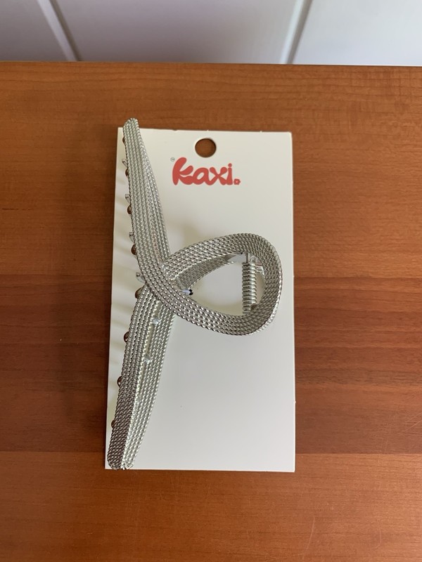 NEW Kaxi Silver Hair Clip Claw