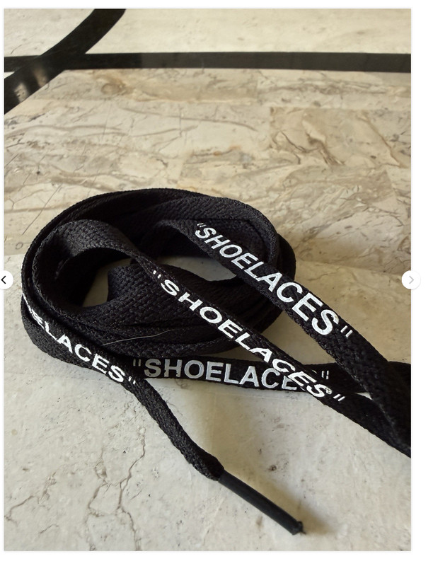NEW “SHOELACES” Flat Laces Replacement Off-White "The Ten" FREE SHIPPING gallery