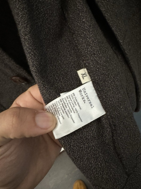 Universal Works Men's Gray Work Jacket XL gallery