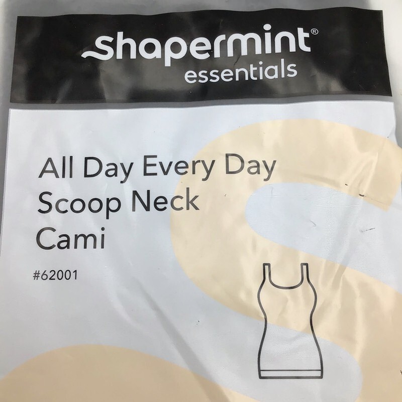 Shapermint All Day Every Day Scoop Neck Cami Black XXL #62001 NIP