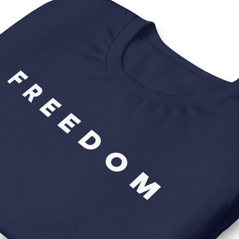 Freedom Shirt for Men Women, Patriotic Gift, Flag on Sleeve, 4th of July Tee gallery