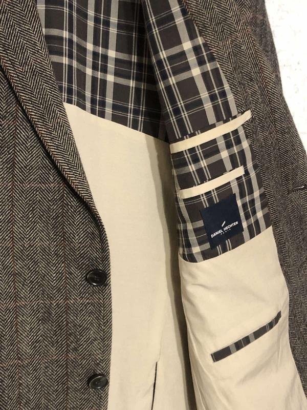 Men Daniel Hechter Brown Cashmere Blazer 46 / 3XL gallery