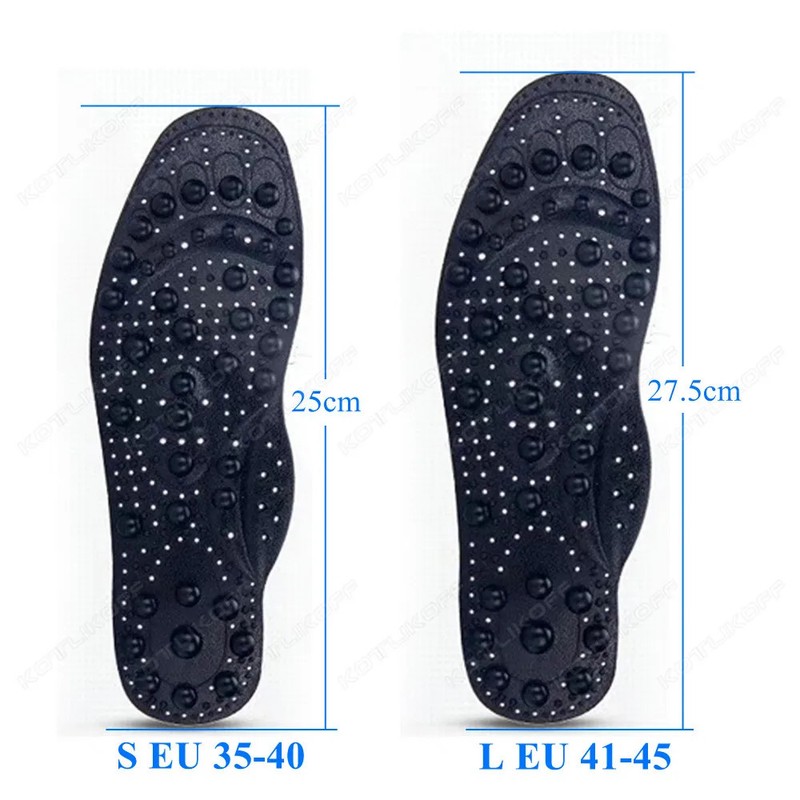 Enhanced Magnetic Therapy Massage Insoles Foot Acupressure Point Therapy Body gallery