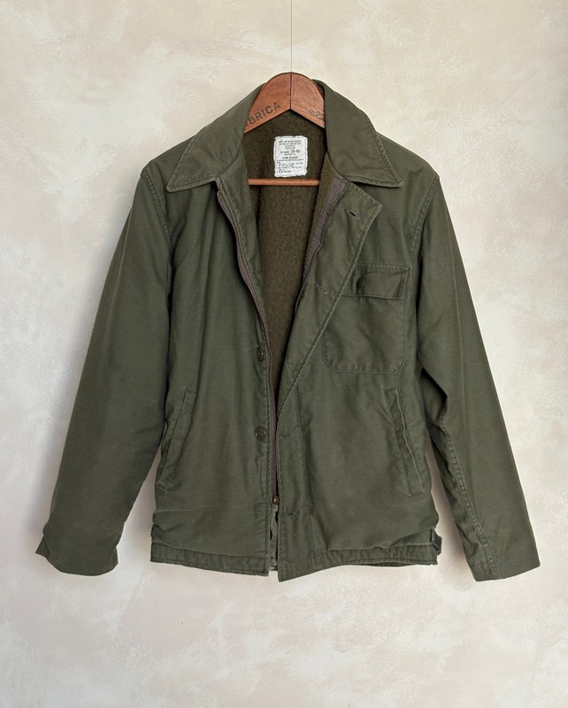 US Navy A-2 Deck Jacket — Authentic Military Outerwear. Size Medium gallery