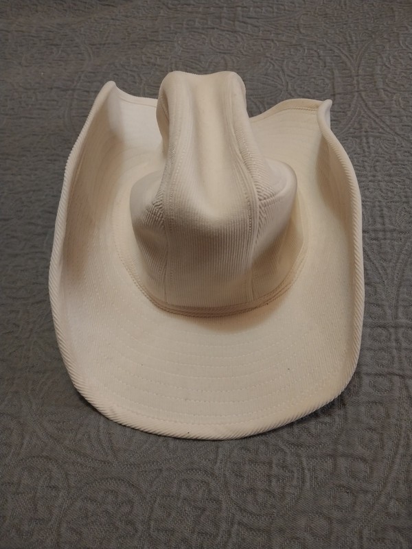 Wyeth Ivory Corduroy Cowgirl Hat Sz. 0/S 100% cotton Spot clean only Western gallery
