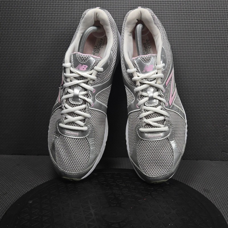 New Balance Shoes Womens Size 12 Silver Pink Walking Athletic Sneakers WW666KM gallery