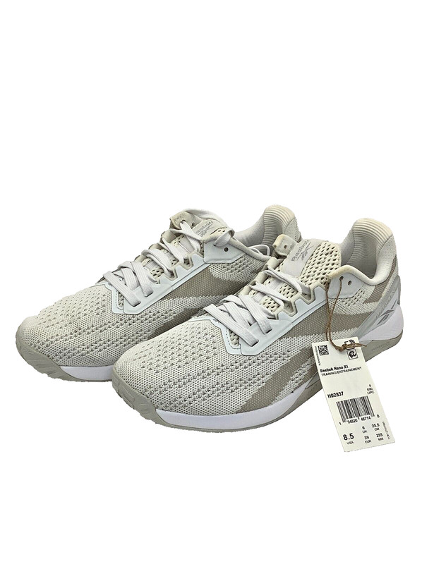 Reebok Women’s Nano X1 Cross Trainer White/Pure Grey Size 8.5