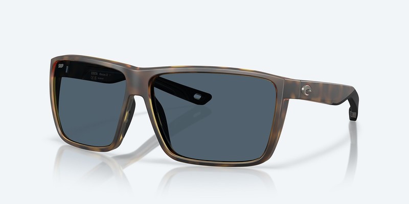 Costa Del Mar Rincon II Matte Tortoise/Gray 580P Polarized Men’s Sunglasses