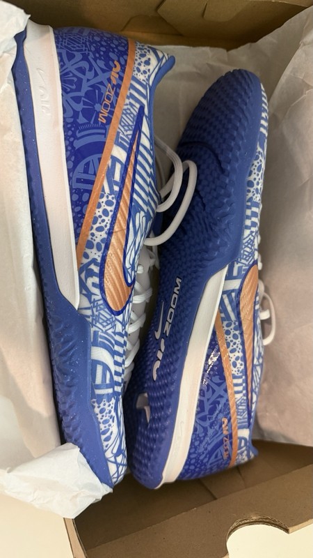 Nike Zoom Mercurial Vapor 15 Academy IC Azulejo Shoes Blue White Copper NIB gallery