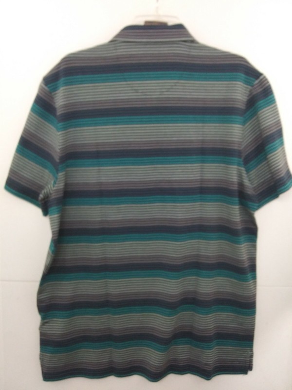 NWT $89 Original Penguin Ombre Striped Short Sleeve Polo Shirt Men's Munsingwear gallery