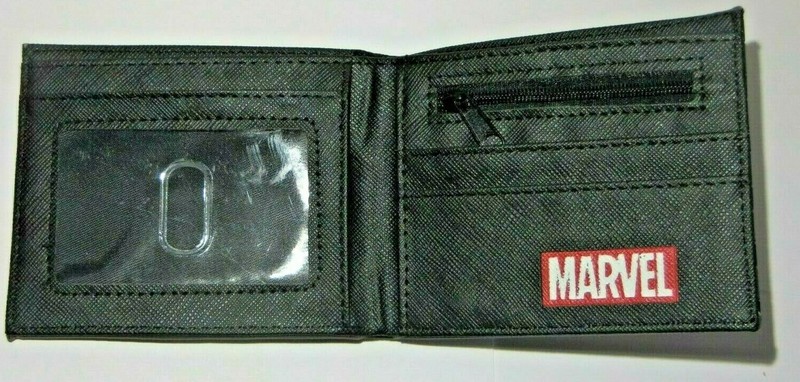 Punisher Themed Mixed Materials BIFOLD WALLET WITH Metal logo #2 gallery