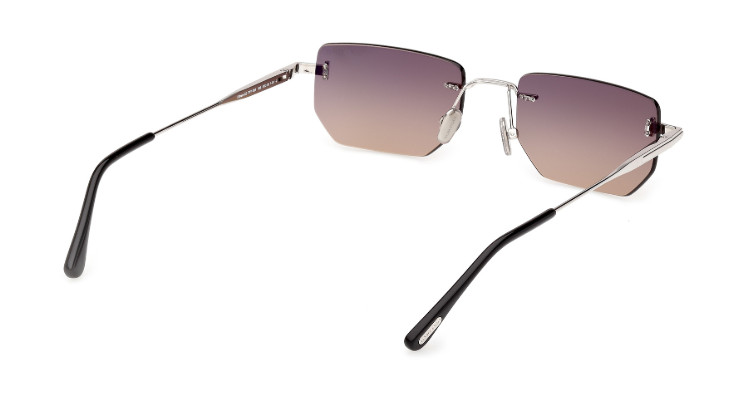 Tom Ford ETHAN-02 FT1355 16B Shiny Palladium/ Gradient Smoke Men's Sunglasses gallery