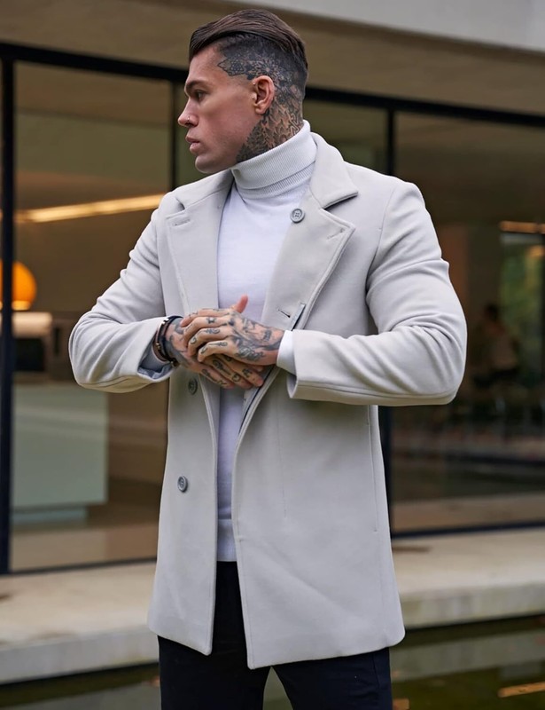Men High-Neck Mock Turtleneck Ultra-Soft Undershirt Top Long Sleeve Pullover gallery