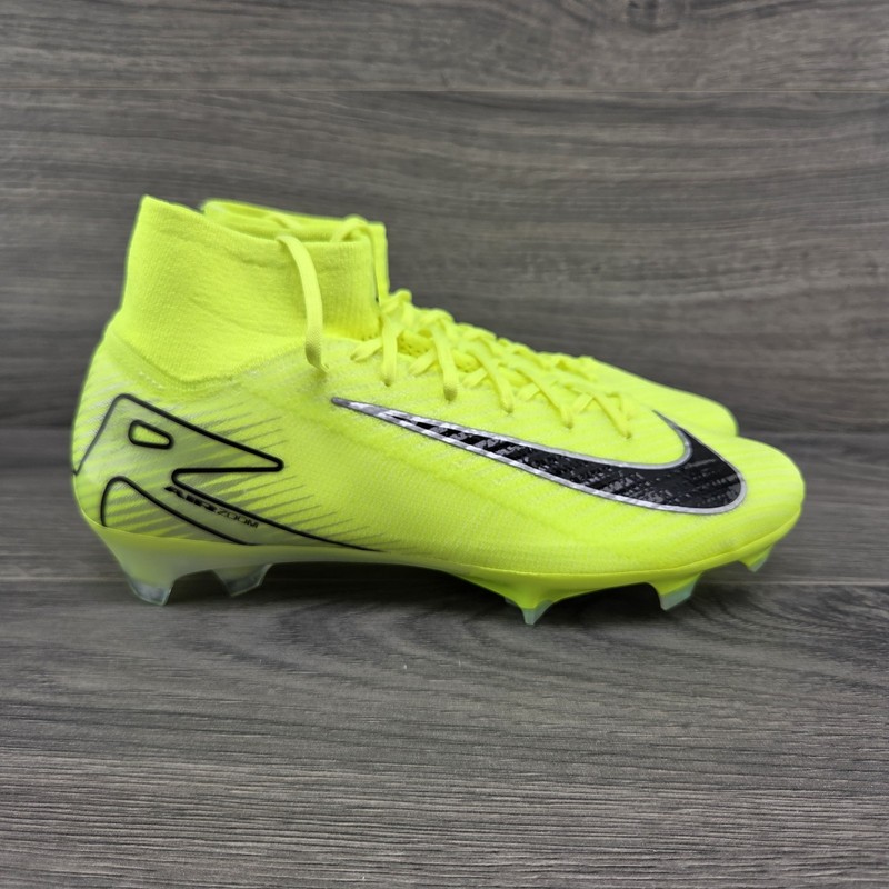 Nike Mercurial Superfly 10 Elite FG Sz 7.5 Mens Size 9 Womens Volt Soccer Cleats