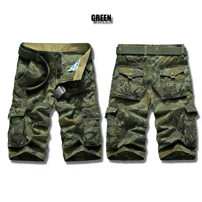 Mens Army Camouflage Shorts Cargo Shorts Half Pants Summer Casual Shorts gallery