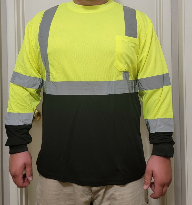 Reflective Work Shirts, hi vis shirt, long sleeve work shirt gallery