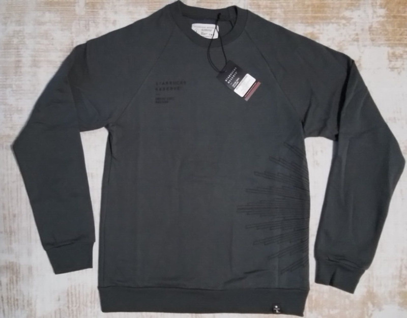 New Starbucks Reserve Sweatshirt Adult Small Employee Empire State Bldg. Shirt