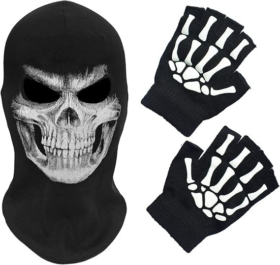 Skeleton Skull Face Mask Balaclava Full Face Halloween Costume Skull Mask