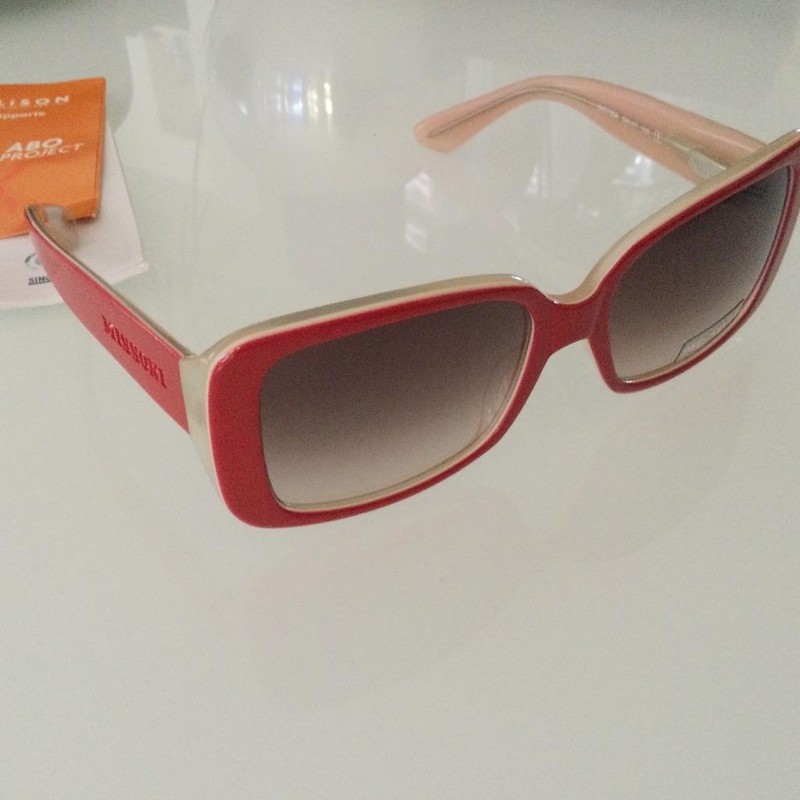 SUNGLASSES MISSONI WOMENS RED AND LIGHT PINK FRAME MADE IN ITALY M151304 gallery