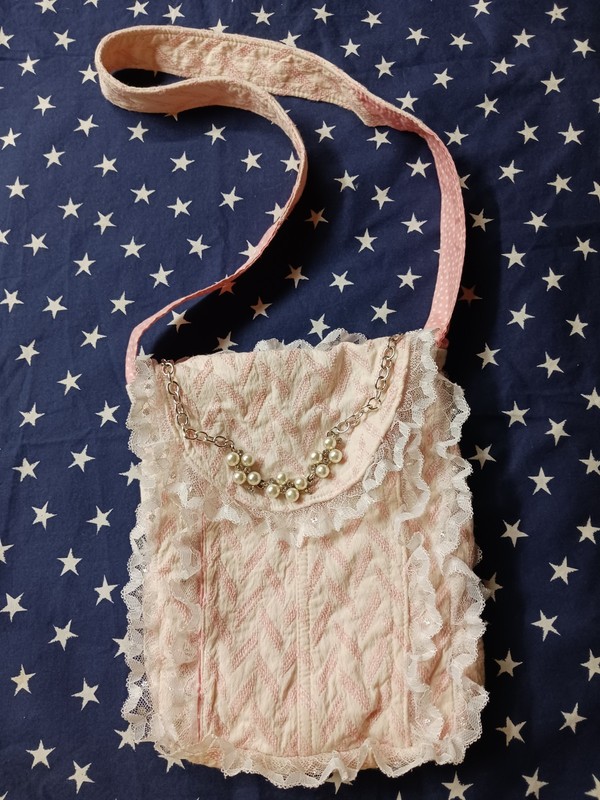Boho Purse Bag Hippie Lace Upcycled Festival Crossbody Handmade