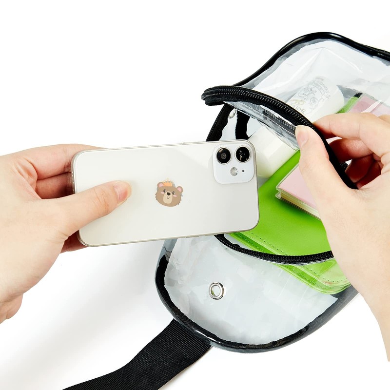 Clear Sling Bag Stadium Approved, Clear Chest Backpack, Crossbody Chest Bag f... gallery