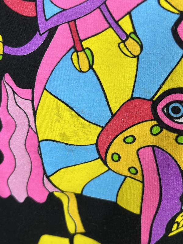 In Your Face Apparel Colorful Women's Large Black T-Shirt Yellow Submarine L gallery