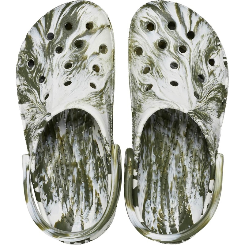 Crocs Baya Marbled Clog – Slip-On, Waterproof, Lightweight, Pivot Heel Strap gallery