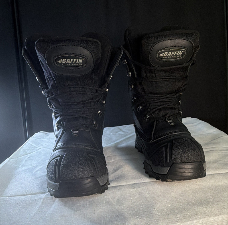 Baffin Evolution Mens Epic M003 Black Winter Lace Up Boots Size US 7 UK 6 EU 39