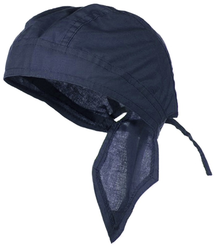 Blue Bandana Head Wrap Skull Cap Do Rag Motorcycle Doo Du Dew Hair Scarf Cotton