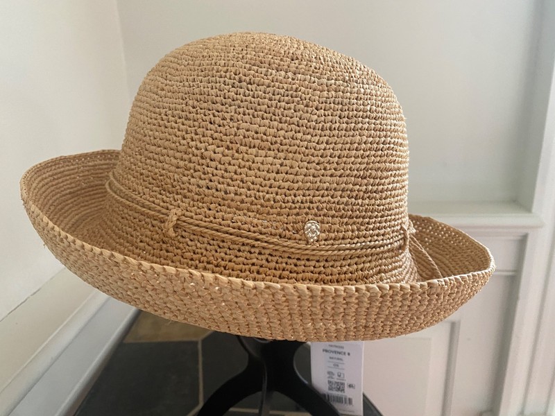 HELEN KAMINSKI PROVENCE 8 RAFFIA HAT NEW/TAG NATURAL