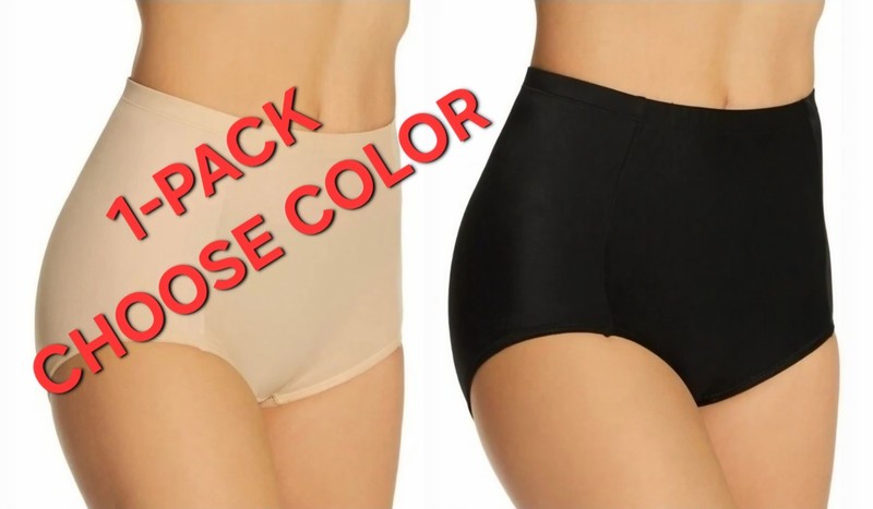 Maidenform FLEXEES Shapewear Brief FP0058 Black Beige DISCONTINUED Women's S-3XL gallery