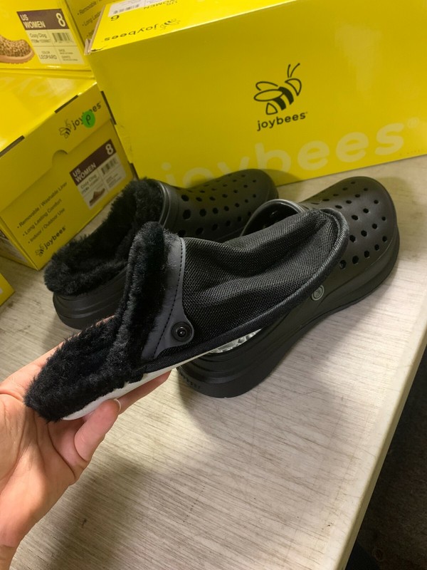 NEW Women's Joybees Cozy Clog Indoor Outdoor Removable Liner Black - Pick Size gallery