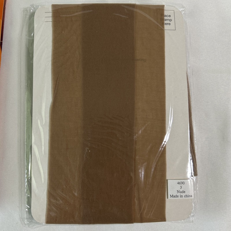 Vassarette Body Curves Longline Shaper Medium Nude #4690 Pantyhose Toeless Sheer gallery