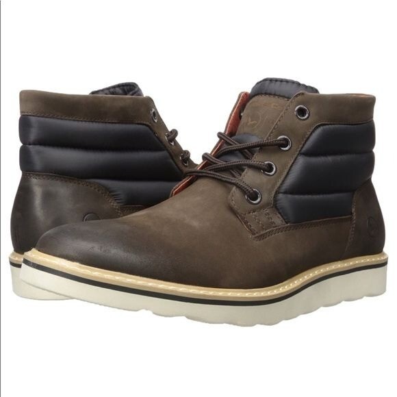 Hawke & Co Men’s Hunter Mid Ankle Bootie Boots, Dark Brown, 10.5 M US