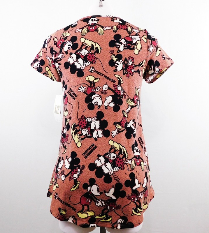 Lula Roe Disney Women Shirt, Size XXS, Multi-color, 95% Polyester, 5% Spandex gallery