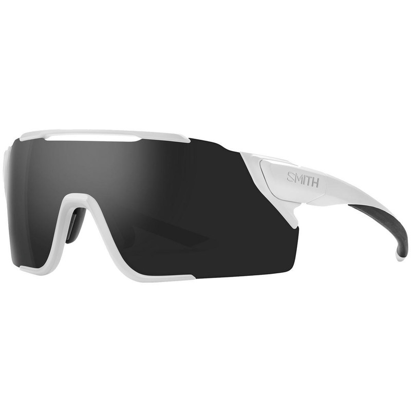 Smith Attack MAG MTB Sunglasses Matte White ChromaPop Black + Bonus